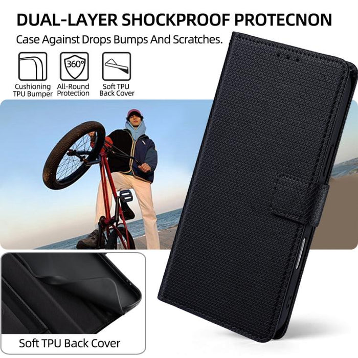 Funda de cuero triangular con cadena cruzada para teléfono, For Redmi A7 Pro 171mm / Poco C85x 5G, For Redmi Turbo 5 Max 5G / Poco X8 Pro Max 5G, For Redmi Turbo 5 5G / Poco X8 Pro 5G, For Xiaomi 17 Ultra