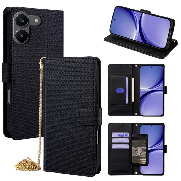 Funda de cuero triangular con cadena cruzada para teléfono, For Redmi A7 Pro 171mm / Poco C85x 5G, For Redmi Turbo 5 Max 5G / Poco X8 Pro Max 5G, For Redmi Turbo 5 5G / Poco X8 Pro 5G, For Xiaomi 17 Ultra
