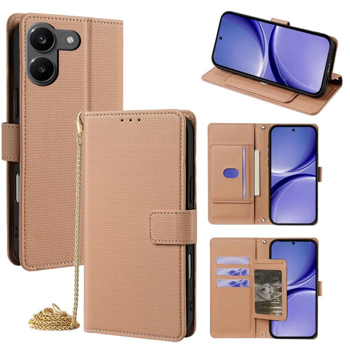 Funda de cuero triangular con cadena cruzada para teléfono, For Redmi A7 Pro 171mm / Poco C85x 5G, For Redmi Turbo 5 Max 5G / Poco X8 Pro Max 5G, For Redmi Turbo 5 5G / Poco X8 Pro 5G, For Xiaomi 17 Ultra