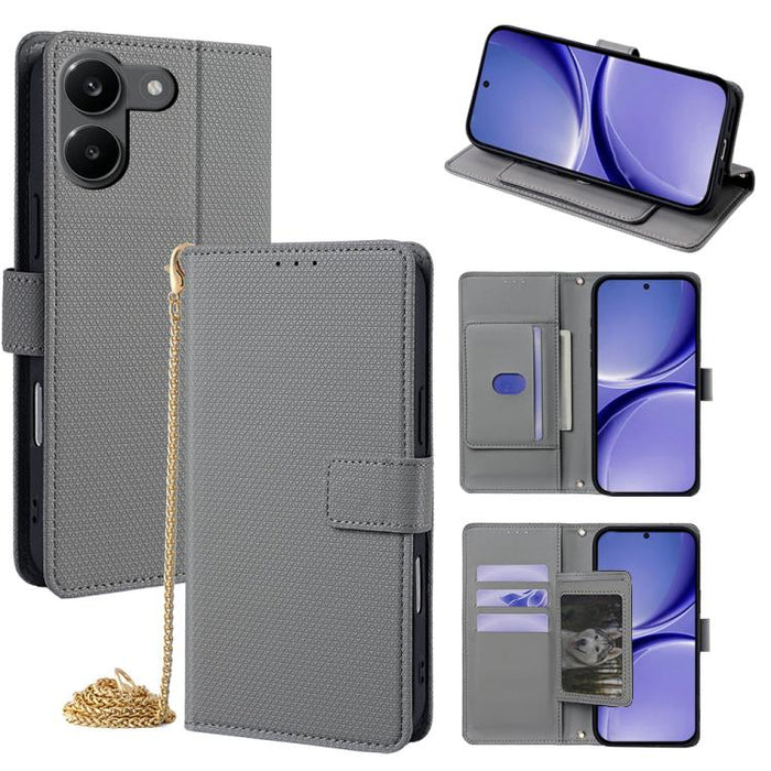 Funda de cuero triangular con cadena cruzada para teléfono, For Redmi A7 Pro 171mm / Poco C85x 5G, For Redmi Turbo 5 Max 5G / Poco X8 Pro Max 5G, For Redmi Turbo 5 5G / Poco X8 Pro 5G, For Xiaomi 17 Ultra