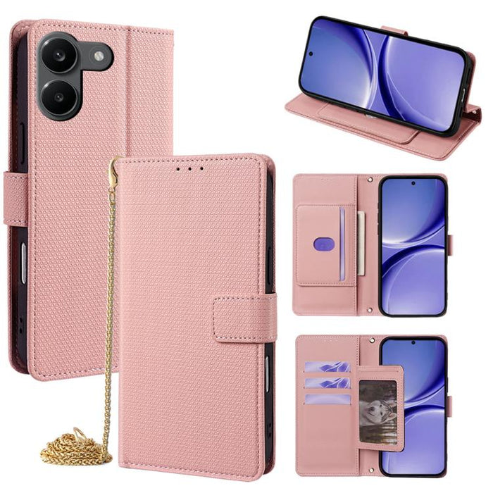 Funda de cuero triangular con cadena cruzada para teléfono, For Redmi A7 Pro 171mm / Poco C85x 5G, For Redmi Turbo 5 Max 5G / Poco X8 Pro Max 5G, For Redmi Turbo 5 5G / Poco X8 Pro 5G, For Xiaomi 17 Ultra