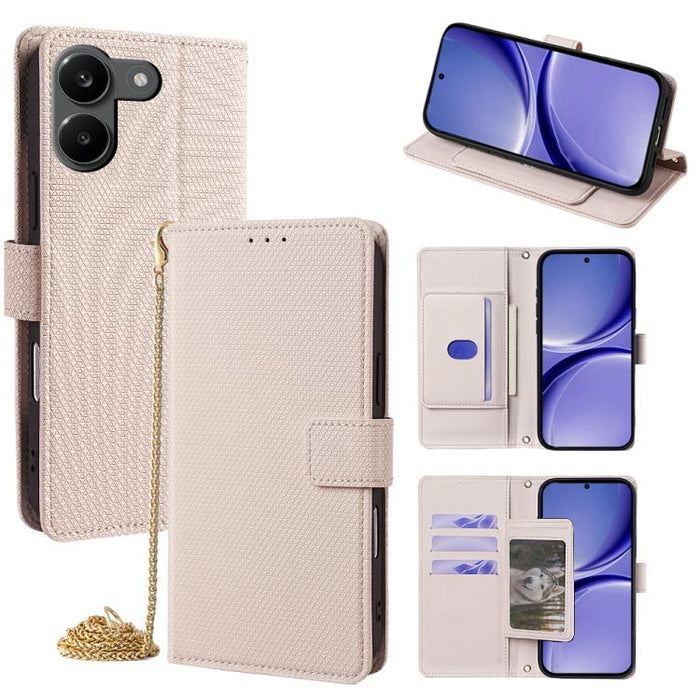 Funda de cuero triangular con cadena cruzada para teléfono, For Redmi A7 Pro 171mm / Poco C85x 5G, For Redmi Turbo 5 Max 5G / Poco X8 Pro Max 5G, For Redmi Turbo 5 5G / Poco X8 Pro 5G, For Xiaomi 17 Ultra