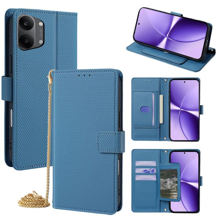 Funda de cuero triangular con cadena cruzada para teléfono, For Redmi A7 Pro 171mm / Poco C85x 5G, For Redmi Turbo 5 Max 5G / Poco X8 Pro Max 5G, For Redmi Turbo 5 5G / Poco X8 Pro 5G, For Xiaomi 17 Ultra
