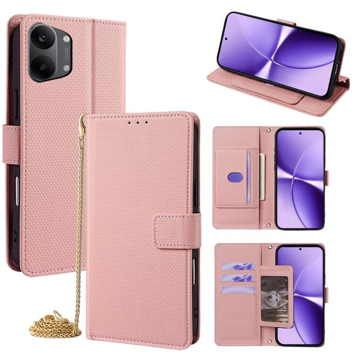 Funda de cuero triangular con cadena cruzada para teléfono, For Redmi A7 Pro 171mm / Poco C85x 5G, For Redmi Turbo 5 Max 5G / Poco X8 Pro Max 5G, For Redmi Turbo 5 5G / Poco X8 Pro 5G, For Xiaomi 17 Ultra