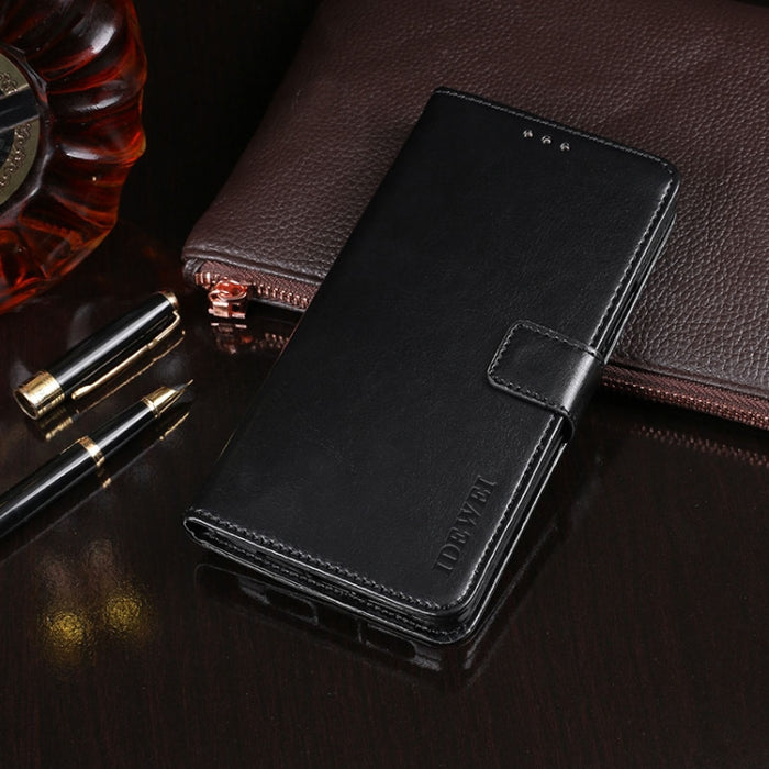 idewei Crazy Horse Texture Horizontal Flip Funda de cuero con soporte y ranuras para tarjetas y billetera, For iPhone 12 mini, For iPhone 12 / 12 Pro, For iPhone 12 Pro Max