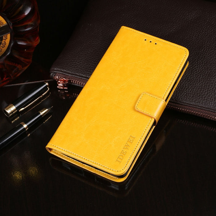 idewei Crazy Horse Texture Horizontal Flip Funda de cuero con soporte y ranuras para tarjetas y billetera, For iPhone 12 mini, For iPhone 12 / 12 Pro, For iPhone 12 Pro Max