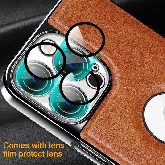 Funda para teléfono plegable con soporte galvanizado a prueba de golpes, For iPhone 11