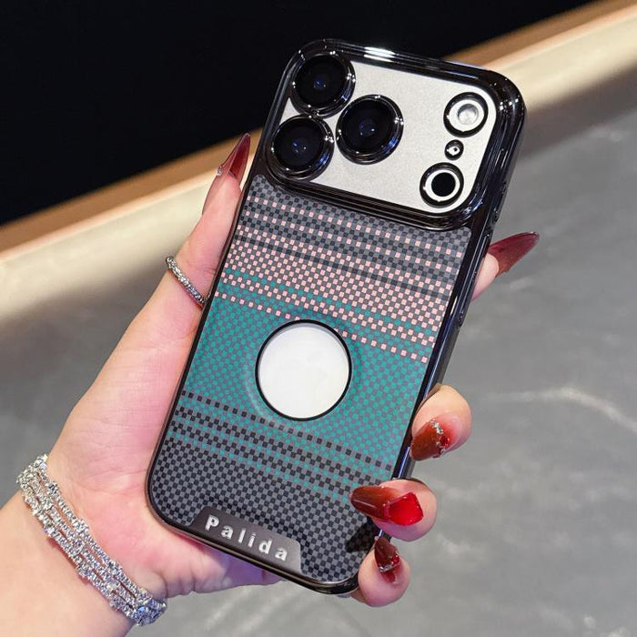 Funda para teléfono Palida con textura de Kevlar galvanizado y resistente a los golpes, For iPhone 17 Pro Max, For iPhone 17 Pro, For iPhone 17, For iPhone Air, For iPhone 16 Pro Max, For iPhone 16 Pro, For iPhone 16 Plus, For iPhone 16                ...