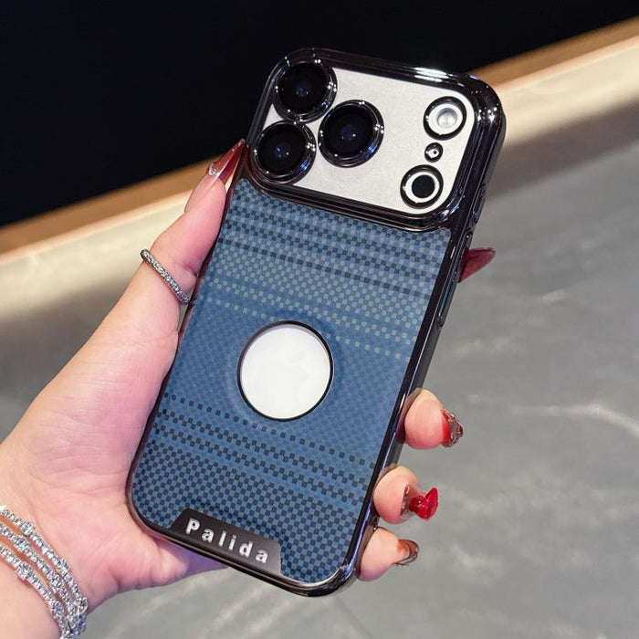 Funda para teléfono Palida con textura de Kevlar galvanizado y resistente a los golpes, For iPhone 17 Pro Max, For iPhone 17 Pro, For iPhone 17, For iPhone Air, For iPhone 16 Pro Max, For iPhone 16 Pro, For iPhone 16 Plus, For iPhone 16                ...