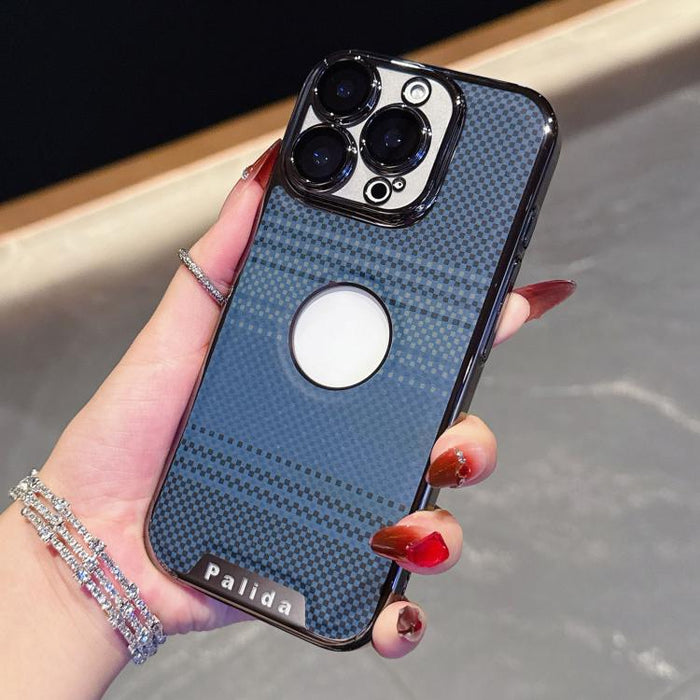 Funda para teléfono Palida con textura de Kevlar galvanizado y resistente a los golpes, For iPhone 17 Pro Max, For iPhone 17 Pro, For iPhone 17, For iPhone Air, For iPhone 16 Pro Max, For iPhone 16 Pro, For iPhone 16 Plus, For iPhone 16                ...