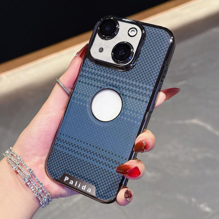 Funda para teléfono Palida con textura de Kevlar galvanizado y resistente a los golpes, For iPhone 17 Pro Max, For iPhone 17 Pro, For iPhone 17, For iPhone Air, For iPhone 16 Pro Max, For iPhone 16 Pro, For iPhone 16 Plus, For iPhone 16                ...