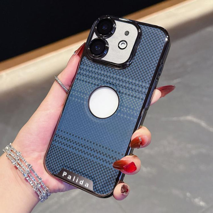 Funda para teléfono Palida con textura de Kevlar galvanizado y resistente a los golpes, For iPhone 17 Pro Max, For iPhone 17 Pro, For iPhone 17, For iPhone Air, For iPhone 16 Pro Max, For iPhone 16 Pro, For iPhone 16 Plus, For iPhone 16                ...