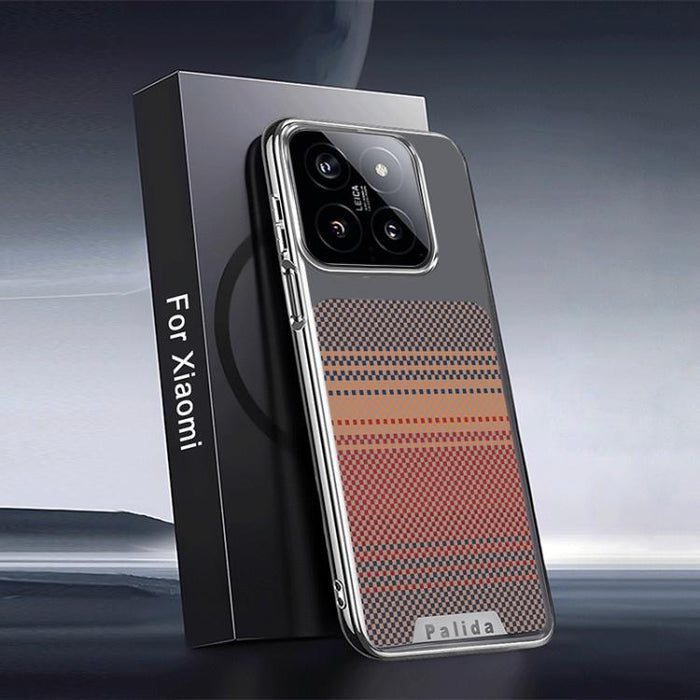 Funda para teléfono Palida con textura de Kevlar galvanizado y resistente a los golpes, For Xiaomi 17 Pro Max, For Xiaomi 17 Pro, For Xiaomi 17, For Xiaomi 15 Pro, For Xiaomi 15, For Xiaomi 14 Pro, For Xiaomi 14