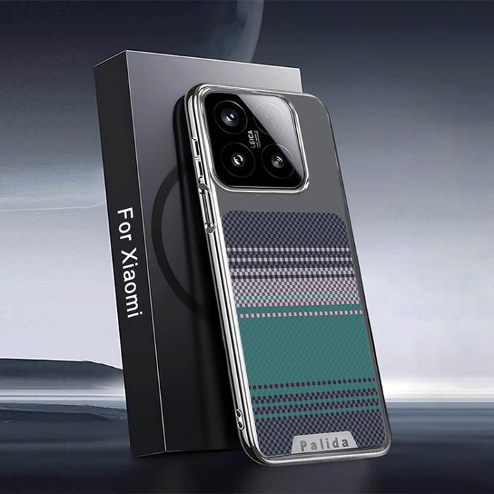 Funda para teléfono Palida con textura de Kevlar galvanizado y resistente a los golpes, For Xiaomi 17 Pro Max, For Xiaomi 17 Pro, For Xiaomi 17, For Xiaomi 15 Pro, For Xiaomi 15, For Xiaomi 14 Pro, For Xiaomi 14