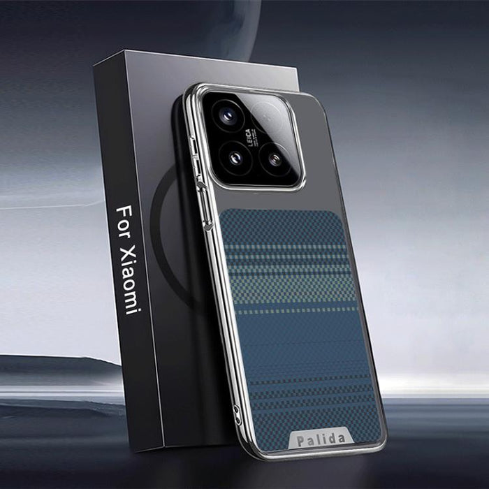Funda para teléfono Palida con textura de Kevlar galvanizado y resistente a los golpes, For Xiaomi 17 Pro Max, For Xiaomi 17 Pro, For Xiaomi 17, For Xiaomi 15 Pro, For Xiaomi 15, For Xiaomi 14 Pro, For Xiaomi 14