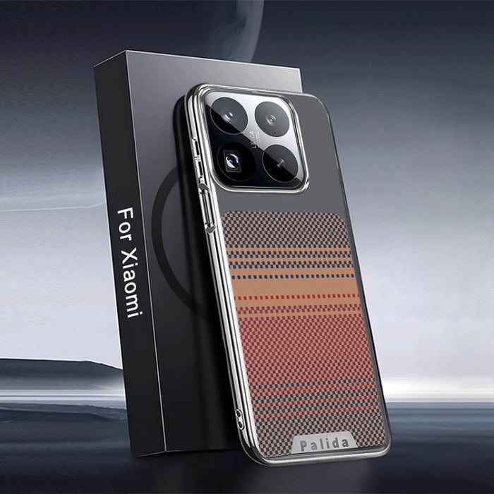 Funda para teléfono Palida con textura de Kevlar galvanizado y resistente a los golpes, For Xiaomi 17 Pro Max, For Xiaomi 17 Pro, For Xiaomi 17, For Xiaomi 15 Pro, For Xiaomi 15, For Xiaomi 14 Pro, For Xiaomi 14