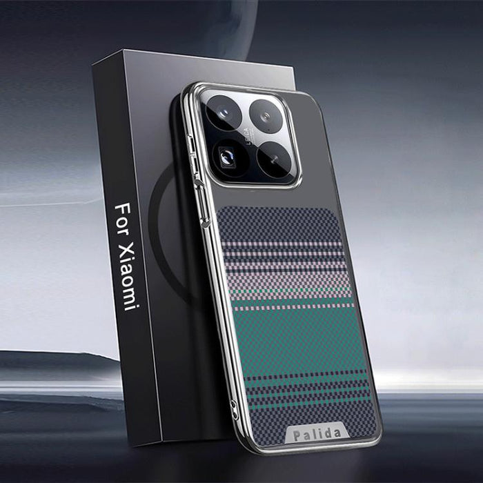 Funda para teléfono Palida con textura de Kevlar galvanizado y resistente a los golpes, For Xiaomi 17 Pro Max, For Xiaomi 17 Pro, For Xiaomi 17, For Xiaomi 15 Pro, For Xiaomi 15, For Xiaomi 14 Pro, For Xiaomi 14