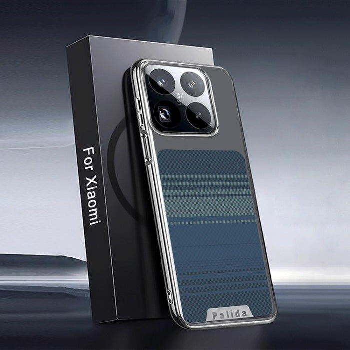 Funda para teléfono Palida con textura de Kevlar galvanizado y resistente a los golpes, For Xiaomi 17 Pro Max, For Xiaomi 17 Pro, For Xiaomi 17, For Xiaomi 15 Pro, For Xiaomi 15, For Xiaomi 14 Pro, For Xiaomi 14