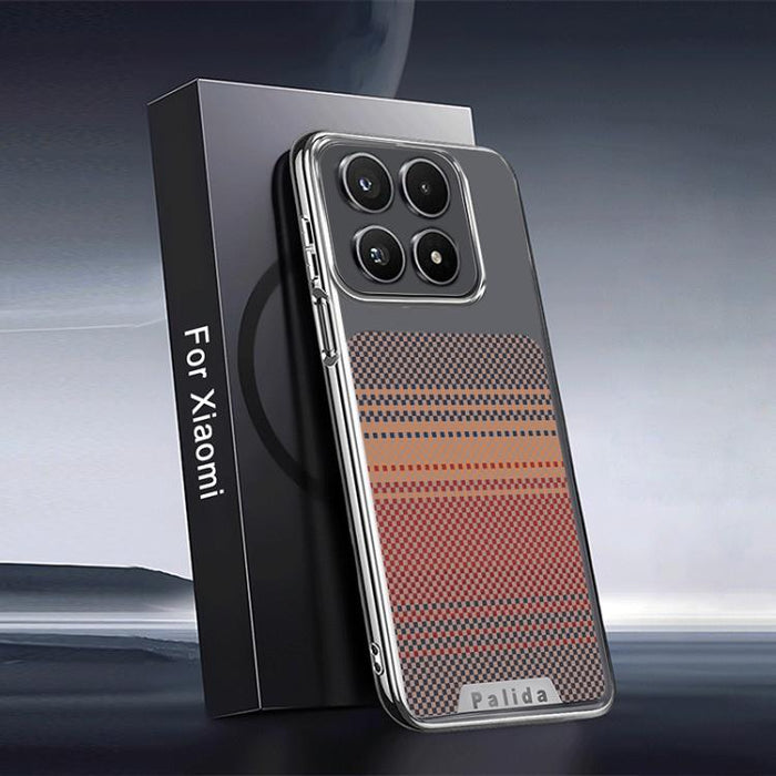 Funda para teléfono Palida con textura de Kevlar galvanizado y resistente a los golpes, For Xiaomi 17 Pro Max, For Xiaomi 17 Pro, For Xiaomi 17, For Xiaomi 15 Pro, For Xiaomi 15, For Xiaomi 14 Pro, For Xiaomi 14