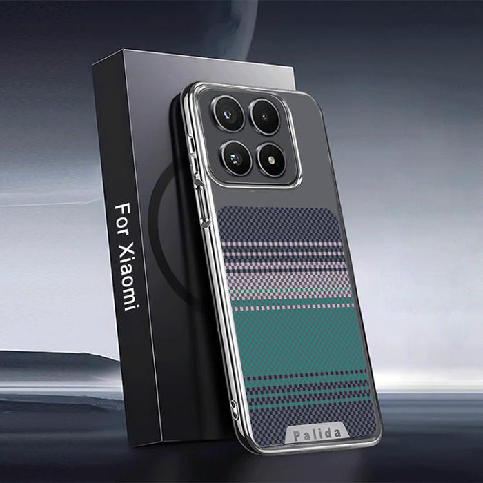 Funda para teléfono Palida con textura de Kevlar galvanizado y resistente a los golpes, For Xiaomi 17 Pro Max, For Xiaomi 17 Pro, For Xiaomi 17, For Xiaomi 15 Pro, For Xiaomi 15, For Xiaomi 14 Pro, For Xiaomi 14