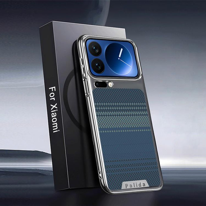 Funda para teléfono Palida con textura de Kevlar galvanizado y resistente a los golpes, For Xiaomi 17 Pro Max, For Xiaomi 17 Pro, For Xiaomi 17, For Xiaomi 15 Pro, For Xiaomi 15, For Xiaomi 14 Pro, For Xiaomi 14