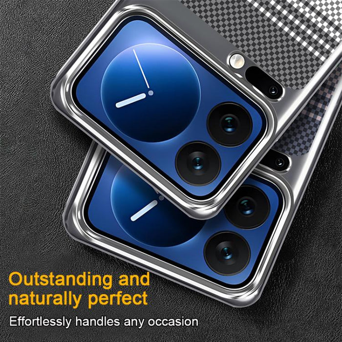 Funda para teléfono Palida con textura de Kevlar galvanizado y resistente a los golpes, For Xiaomi 17 Pro Max, For Xiaomi 17 Pro, For Xiaomi 17, For Xiaomi 15 Pro, For Xiaomi 15, For Xiaomi 14 Pro, For Xiaomi 14