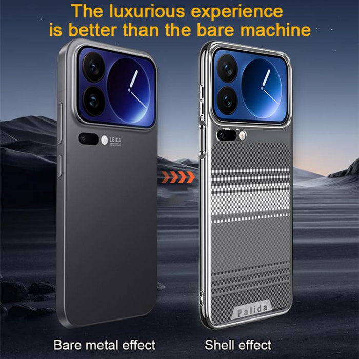 Funda para teléfono Palida con textura de Kevlar galvanizado y resistente a los golpes, For Xiaomi 17 Pro Max, For Xiaomi 17 Pro, For Xiaomi 17, For Xiaomi 15 Pro, For Xiaomi 15, For Xiaomi 14 Pro, For Xiaomi 14
