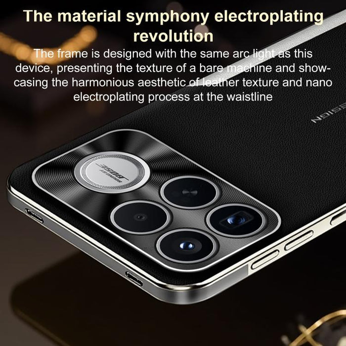 Funda para teléfono resistente a los golpes con marco galvanizado y textura de piel de oveja, color Morandi., For Redmi K90 Pro Max
