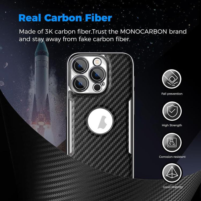 Funda para teléfono Palida Y7 con película para lente de fibra de carbono electrochapada y textura, For iPhone 17 Pro Max, For iPhone 17 Pro, For iPhone 17, For iPhone Air, For iPhone 16 Pro Max, For iPhone 16 Pro, For iPhone 16, For iPhone 15 Pro Max ...