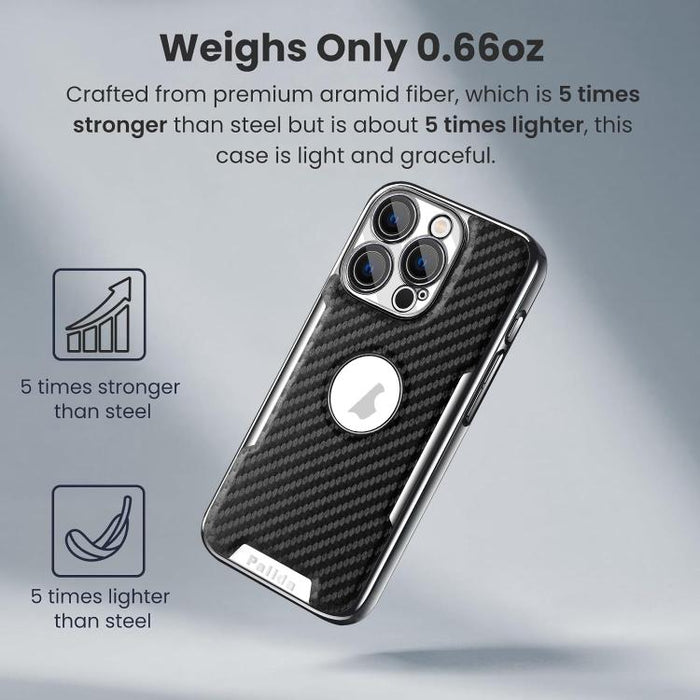 Funda para teléfono Palida Y7 con película para lente de fibra de carbono electrochapada y textura, For iPhone 17 Pro Max, For iPhone 17 Pro, For iPhone 17, For iPhone Air, For iPhone 16 Pro Max, For iPhone 16 Pro, For iPhone 16, For iPhone 15 Pro Max ...