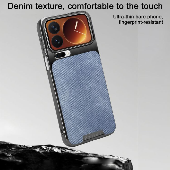 Funda para teléfono Palida Y13 Mecha Denim Texture de cobertura total, For Xiaomi 17 Pro Max, For Xiaomi 17 Pro