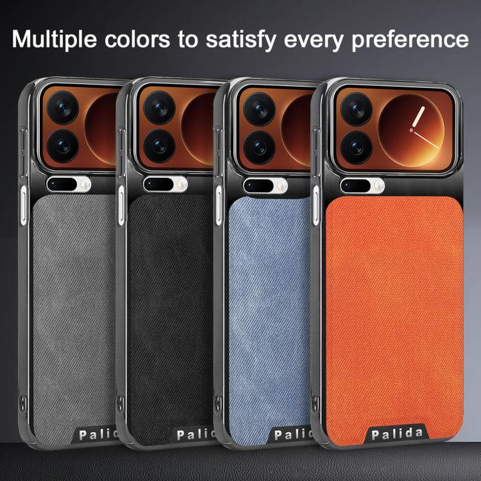 Funda para teléfono Palida Y13 Mecha Denim Texture de cobertura total, For Xiaomi 17 Pro Max, For Xiaomi 17 Pro