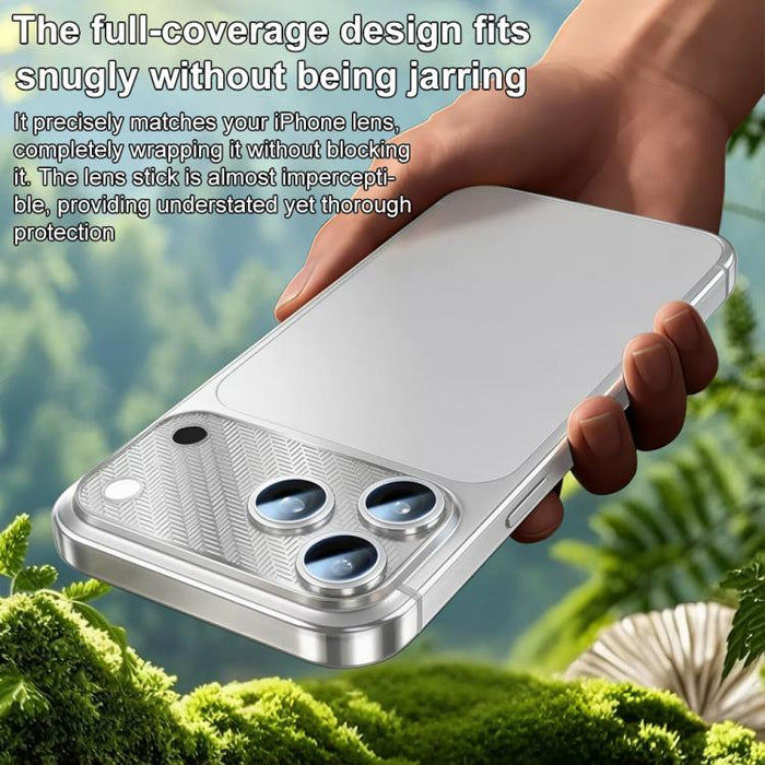 Protector de lente con base hueca y diseño de ala de cigarra integrada de aleación de níquel XDcase, For iPhone 17 Pro Max, For iPhone 17 Pro