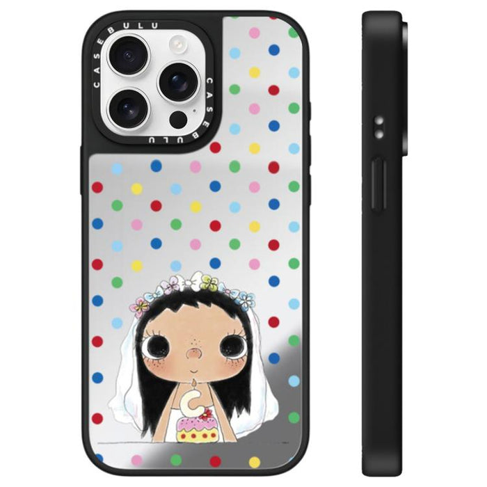 Funda para teléfono con diseño de espejo de la serie YUY, For iPhone 16 Pro Max, For iPhone 16 Pro, For iPhone 16 Plus, For iPhone 16, For iPhone 15 Pro Max, For iPhone 15 Pro, For iPhone 15 Plus, For iPhone 15