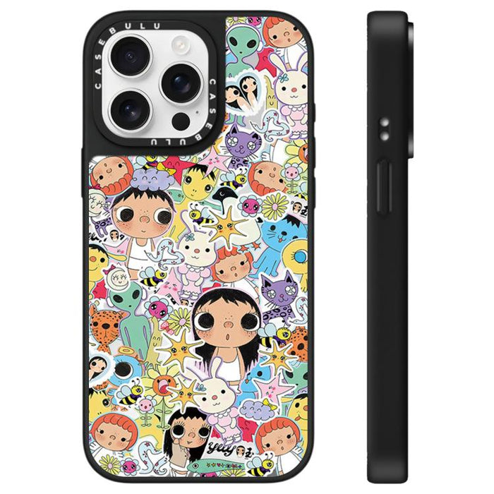 Funda para teléfono con diseño de espejo de la serie YUY, For iPhone 16 Pro Max, For iPhone 16 Pro, For iPhone 16 Plus, For iPhone 16, For iPhone 15 Pro Max, For iPhone 15 Pro, For iPhone 15 Plus, For iPhone 15