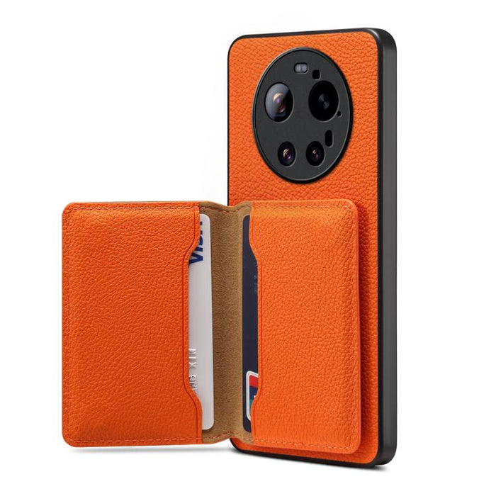 Funda magnética para teléfono Denior con textura de lichi, For Xiaomi 17Ultra