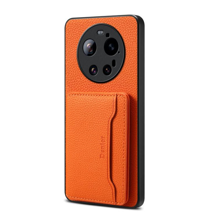 Funda magnética para teléfono Denior con textura de lichi, For Xiaomi 17Ultra