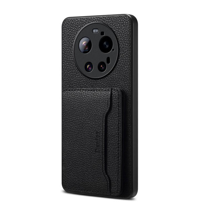 Funda magnética para teléfono Denior con textura de lichi, For Xiaomi 17Ultra