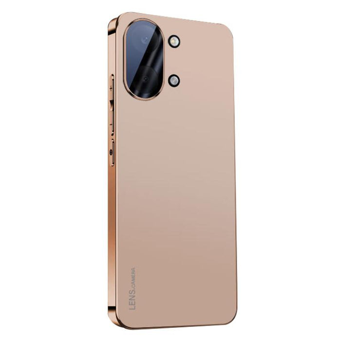 Funda para teléfono de acrílico AG con acabado esmerilado y galvanoplastia, For Redmi Turbo 5 Max / Poco X8 Pro Max