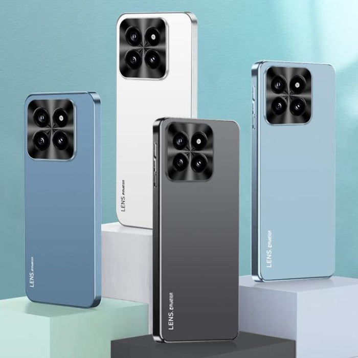 Funda para teléfono de acrílico AG con acabado esmerilado y galvanoplastia, For Redmi Turbo 5 Max / Poco X8 Pro Max