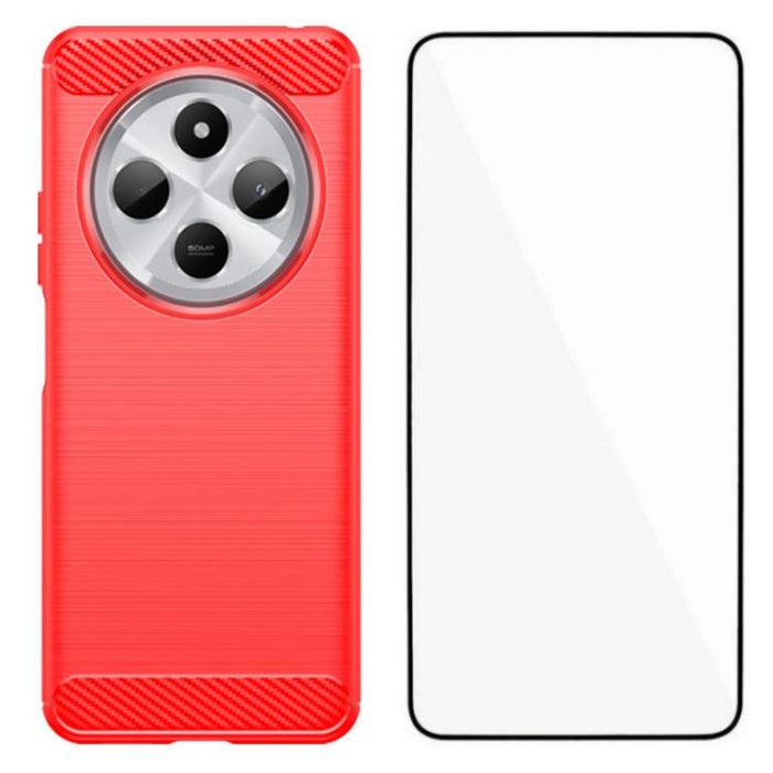 Funda para teléfono WANLONFENG de TPU resistente a los golpes con textura cepillada y protector de pantalla., For Redmi Turbo 5 Max 5G, For Redmi Turbo 5 5G Global, For Redmi Note 15 5G Global 164mm, For Redmi K90 Pro Max / Poco F8 Ultra               ...