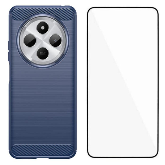 Funda para teléfono WANLONFENG de TPU resistente a los golpes con textura cepillada y protector de pantalla., For Redmi Turbo 5 Max 5G, For Redmi Turbo 5 5G Global, For Redmi Note 15 5G Global 164mm, For Redmi K90 Pro Max / Poco F8 Ultra               ...