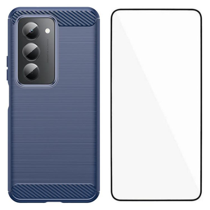 Funda para teléfono WANLONFENG de TPU resistente a los golpes con textura cepillada y protector de pantalla., For Redmi Turbo 5 Max 5G, For Redmi Turbo 5 5G Global, For Redmi Note 15 5G Global 164mm, For Redmi K90 Pro Max / Poco F8 Ultra               ...