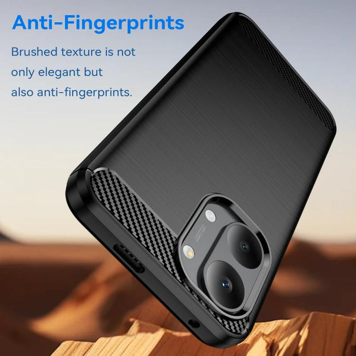 Funda para teléfono WANLONFENG de TPU resistente a los golpes con textura cepillada y protector de pantalla., For Redmi Turbo 5 Max 5G, For Redmi Turbo 5 5G Global, For Redmi Note 15 5G Global 164mm, For Redmi K90 Pro Max / Poco F8 Ultra               ...