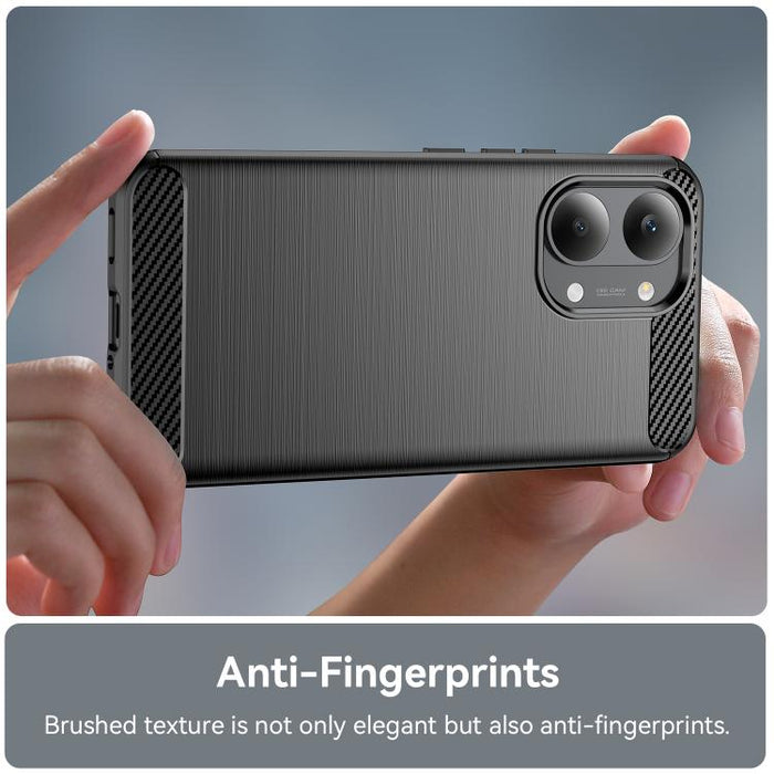 Funda para teléfono WANLONFENG de TPU resistente a los golpes con textura cepillada y protector de pantalla., For Redmi Turbo 5 Max 5G, For Redmi Turbo 5 5G Global, For Redmi Note 15 5G Global 164mm, For Redmi K90 Pro Max / Poco F8 Ultra               ...