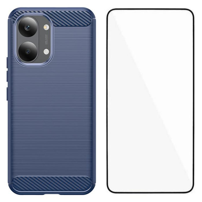 Funda para teléfono WANLONFENG de TPU resistente a los golpes con textura cepillada y protector de pantalla., For Redmi Turbo 5 Max 5G, For Redmi Turbo 5 5G Global, For Redmi Note 15 5G Global 164mm, For Redmi K90 Pro Max / Poco F8 Ultra               ...