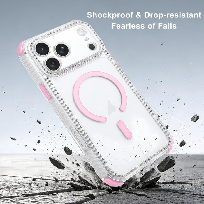 Funda magnética antigolpes 2 en 1 Dream Diamond para teléfono, For iPhone 17 Pro Max, For iPhone 17 Pro, For iPhone 17, For iPhone Air, For iPhone 16 Pro Max, For iPhone 16 Pro, For iPhone 16 Plus, For iPhone 16