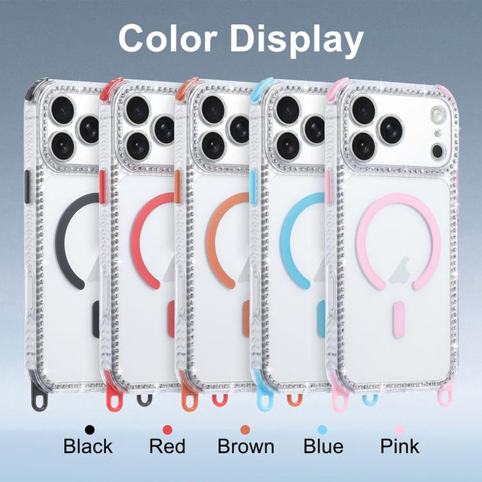 Funda magnética antigolpes 2 en 1 Dream Diamond para teléfono, For iPhone 17 Pro Max, For iPhone 17 Pro, For iPhone 17, For iPhone Air, For iPhone 16 Pro Max, For iPhone 16 Pro, For iPhone 16 Plus, For iPhone 16