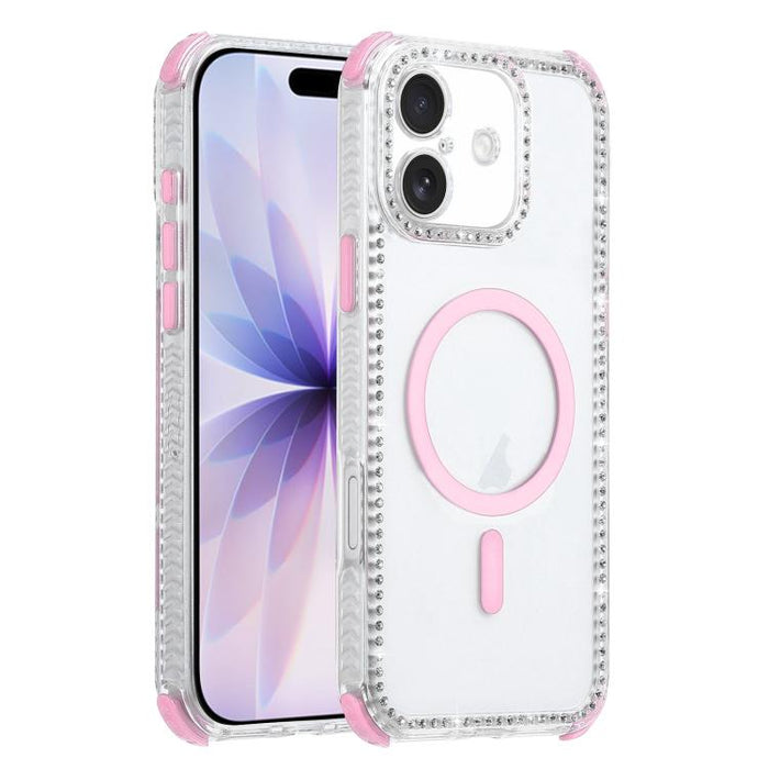Funda magnética antigolpes 2 en 1 Dream Diamond para teléfono, For iPhone 17 Pro Max, For iPhone 17 Pro, For iPhone 17, For iPhone Air, For iPhone 16 Pro Max, For iPhone 16 Pro, For iPhone 16 Plus, For iPhone 16