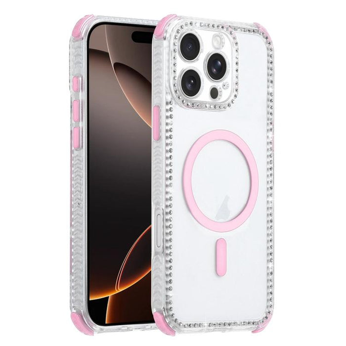 Funda magnética antigolpes 2 en 1 Dream Diamond para teléfono, For iPhone 17 Pro Max, For iPhone 17 Pro, For iPhone 17, For iPhone Air, For iPhone 16 Pro Max, For iPhone 16 Pro, For iPhone 16 Plus, For iPhone 16